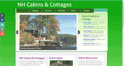 Desktop Screenshot of nhcabinsandcottages.com